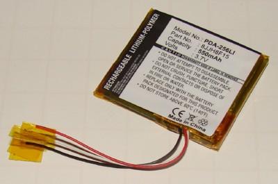 Li-Polymer Akku Batterie von vhbw passend für SANDISK SANSA FUZE 8GB 8 GB 
