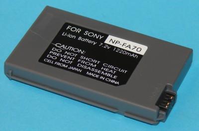 Аккумулятор sony np fa70
